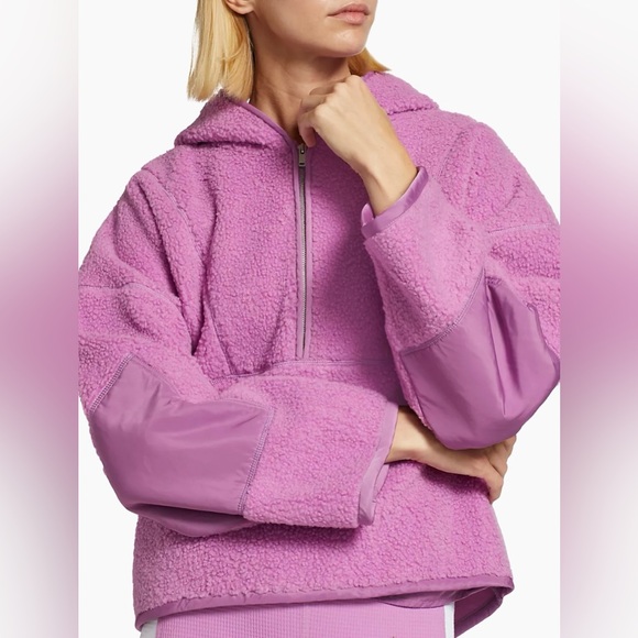 Year of Ours Mammoth Sherpa Half-Zip Hoodie - Picture 2 of 9